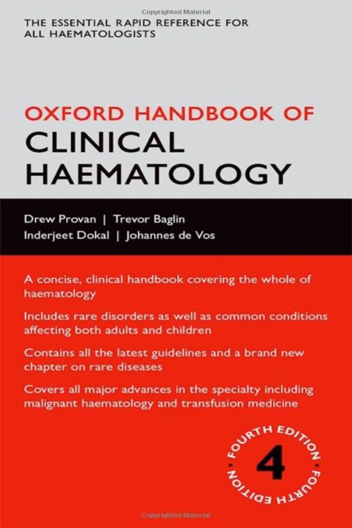 Oxford Handbook Of Clinical Haematology