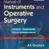 Manual of Instruments and Operative Surgery