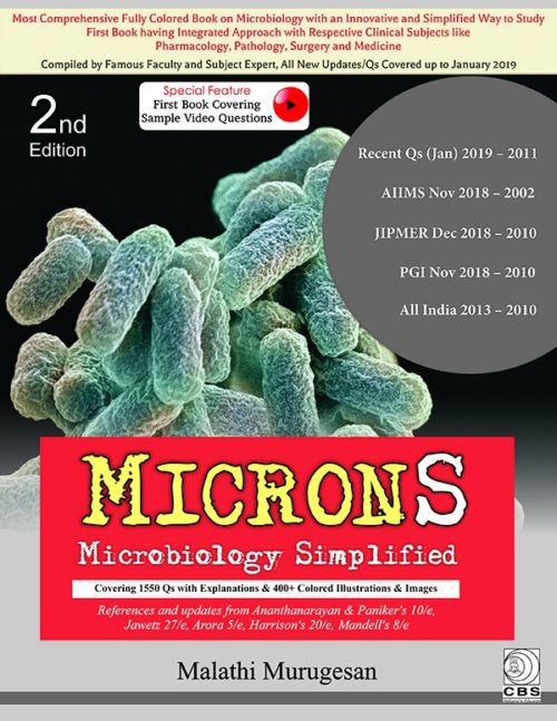 MICRONS-Microbiology Simplified 2nd edition 2019 by Malathi Murugesan