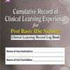 Cumulative Record Of Clinical Learning Experience For Post Basic Bsc Nursing(Cli.Learn.Rec Log Book)