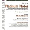 Platinum Notes Medical Sciences (2015-16) Vol.2