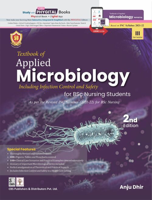 Textbook Of Applied Microbiology Including Infection Control And Safety For Bsc Nursing Students 2Ed (Pb 2023)