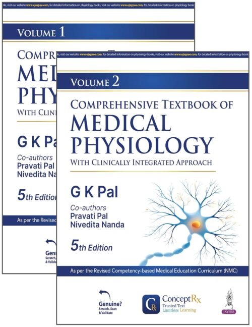 Comprehensive Textbook of Medical Physiology (2 Vol Set), 5/E for MBBS Students
