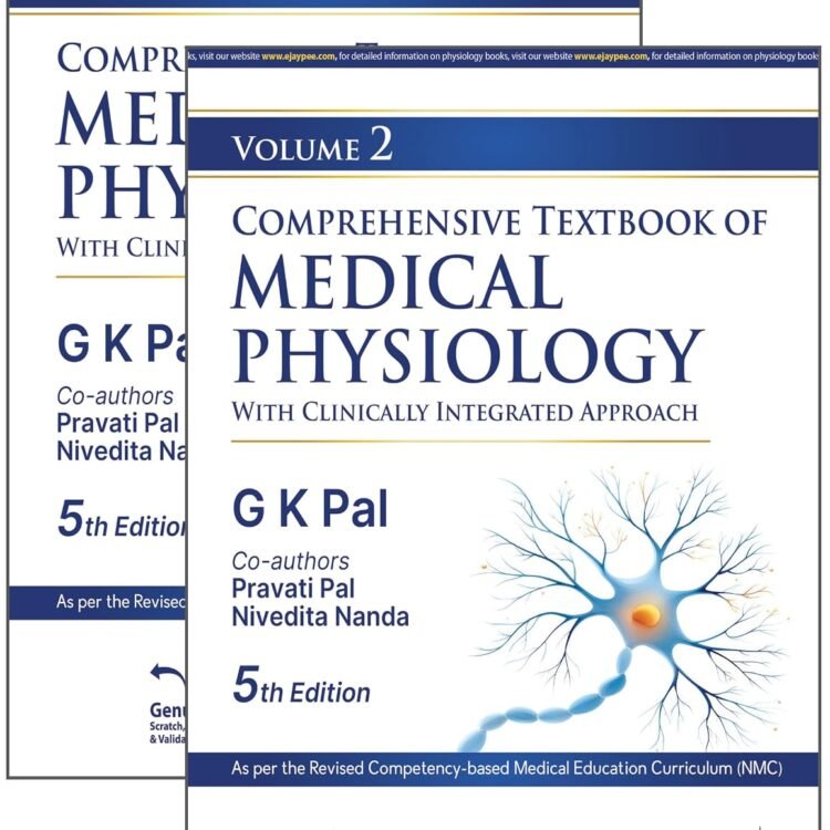 Comprehensive Textbook of Medical Physiology (2 Vol Set), 5/E for MBBS Students