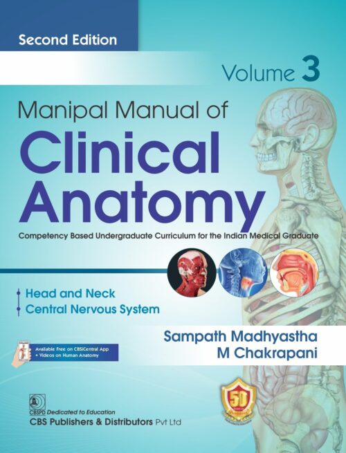 Manipal Manual of Clinical Anatomy, Volume 3, 2/E 2023