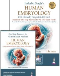 Inderbir Singh’s Human Embryology (With Clinically Integrated Approach) Includes a FREE book of One Stop Resource for All Your Exam Needs 15th edition 2027