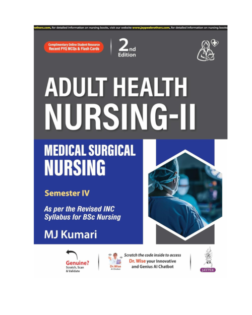 Adult Health Nursing-II (Medical Surgical Nursing) 2/e 2024